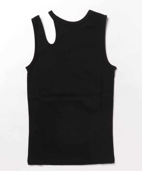 Jines（ジネス）の「クールタッチ カットアウト デザインタンクトップ @（タンクトップ・レディース・ホワイト/ブラック/ブラウン・38）」の4枚目の写真