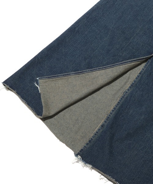 atmos pink（アトモスピンク）の「atmos pink デニムロングスカート（デニムスカート・レディース・ブルー・S/M）」の3枚目の写真