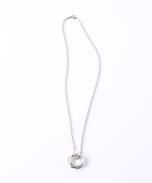 improves（インプローブス）の「三連リング チャーム トップ ネックレス（ネックレス・メンズ・シルバー・FREE）」の4枚目の写真