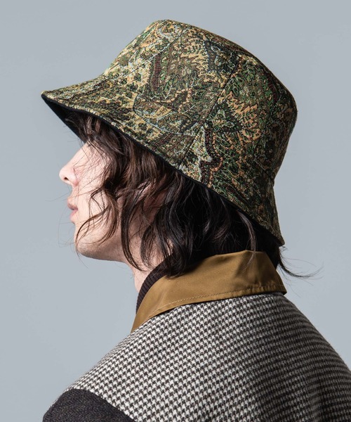 glamb（グラム）の「Gobelin Bucket Hat / ゴブランバケットハット（ハット・メンズ・ブラック・FREE）」の19枚目の写真