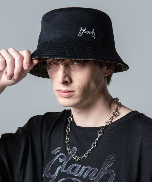 glamb（グラム）の「Gobelin Bucket Hat / ゴブランバケットハット（ハット・メンズ・ブラック・FREE）」の2枚目の写真