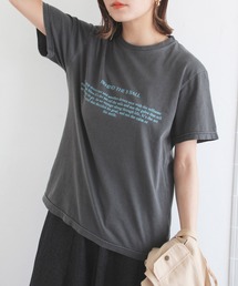 ピグメントプリントTシャツ