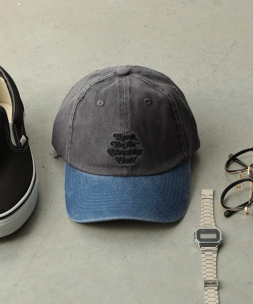 FRUIT OF THE LOOM（フルーツオブザルーム）の「【FRUIT OF THE LOOM】Pigment LOW CAP/キャップ/ピグメント（キャップ・メンズ・ブルー/チャコール/ベージュ/グリーン/アイボリー・FREE）」の5枚目の写真