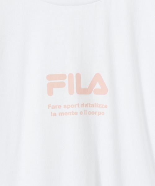 FILA フィラ センターロゴプリントTシャツ（Tシャツ/カットソー