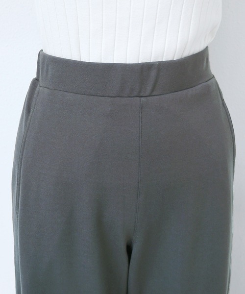 evernavy（エバーネイビー）の「【新色追加】ポンチカーブパンツ【4サイズ展開 S/M/L/XL】（その他パンツ・レディース・ブラウン系その他/ネイビー/ブラック/アイボリー/グレー/カーキ系1/チョコ・M/L/S/XL）」の22枚目の写真