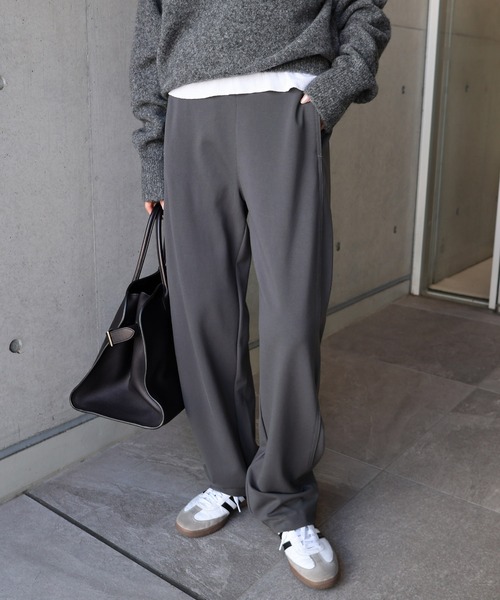 【新色追加】ポンチカーブパンツ【4サイズ展開 S/M/L/XL】(その他パンツ)|evernavy(エバーネイビー)