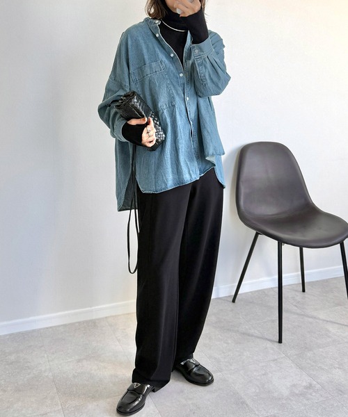 【新色追加】ポンチカーブパンツ【4サイズ展開 S/M/L/XL】(その他パンツ)|evernavy(エバーネイビー)