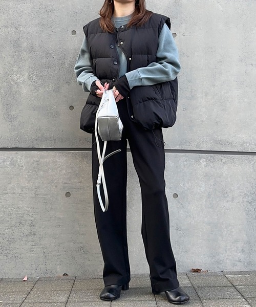 【新色追加】ポンチカーブパンツ【4サイズ展開 S/M/L/XL】(その他パンツ)|evernavy(エバーネイビー)