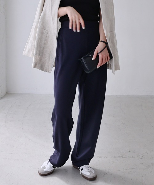 【新色追加】ポンチカーブパンツ【4サイズ展開 S/M/L/XL】(その他パンツ)|evernavy(エバーネイビー)