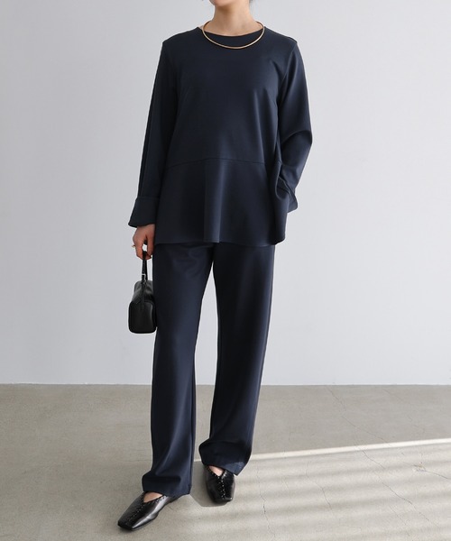 【新色追加】ポンチカーブパンツ【4サイズ展開 S/M/L/XL】(その他パンツ)|evernavy(エバーネイビー)