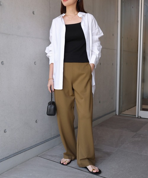 【新色追加】ポンチカーブパンツ【4サイズ展開 S/M/L/XL】(その他パンツ)|evernavy(エバーネイビー)