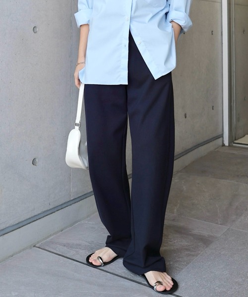 【新色追加】ポンチカーブパンツ【4サイズ展開 S/M/L/XL】(その他パンツ)|evernavy(エバーネイビー)