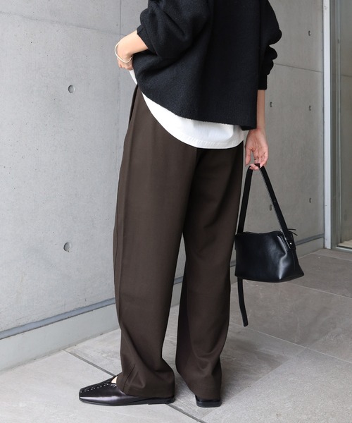 【新色追加】ポンチカーブパンツ【4サイズ展開 S/M/L/XL】(その他パンツ)|evernavy(エバーネイビー)