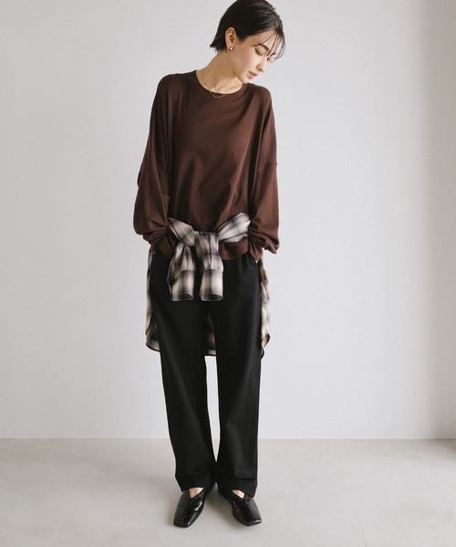 【新色追加】ポンチカーブパンツ【4サイズ展開 S/M/L/XL】(その他パンツ)|evernavy(エバーネイビー)