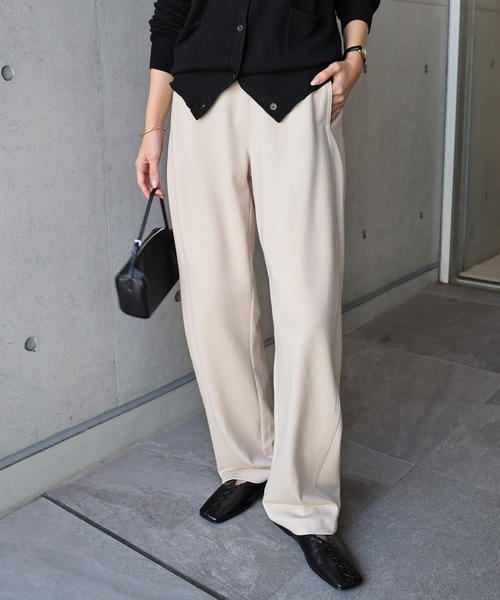 【新色追加】ポンチカーブパンツ【4サイズ展開 S/M/L/XL】(その他パンツ)|evernavy(エバーネイビー)