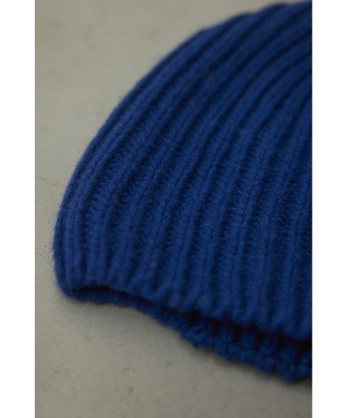 BLACK BY MOUSSY(ブラックバイマウジー)の「knit hat(ニットハット)(ニットキャップ/ビーニー・レディース・ブラック/ブルー/グレー・FREE)」の20枚目の写真