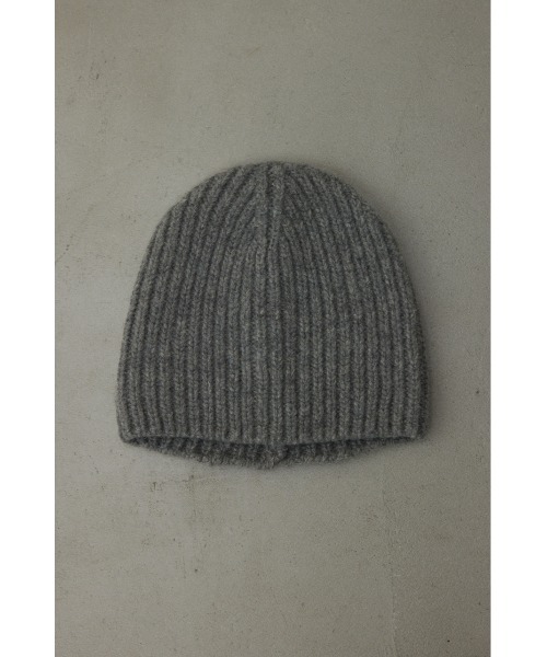 BLACK BY MOUSSY(ブラックバイマウジー)の「knit hat(ニットハット)(ニットキャップ/ビーニー・レディース・ブラック/ブルー/グレー・FREE)」の13枚目の写真