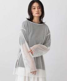 メッシュプルオーバー_長袖