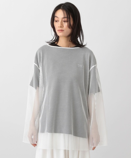 セール】メッシュプルオーバー_長袖（Tシャツ/カットソー）｜A