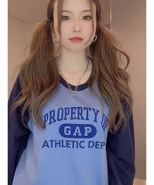Y2K 良配色　GAP ギャップ　ラグラン　ロンT 楽天市場】【SALE／79%OFF】(U)GAP ATHLETICロゴ ラグランT