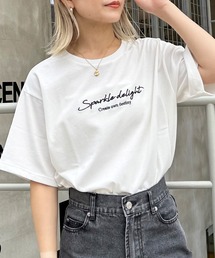 INGNI | シンプル刺しゅうロゴTシャツ／A(Tシャツ/カットソー)