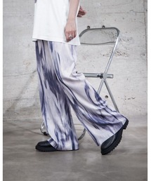 Y/lim（イリム）の「ニュアンス柄マイクロプリーツイージーパンツ　セルフカット（その他パンツ）」