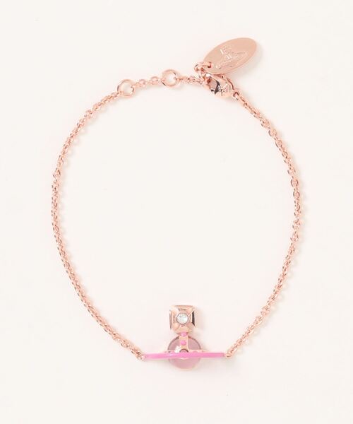 Vivienne Westwood(ヴィヴィアンウエストウッド)の「6102021W/ORIGINAL BAS RELIEF BRACELET-IM(ブレスレット・レディース・シルバー/パープル/ゴールド・FREE)」の1枚目の写真