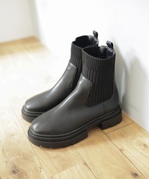 SESTO | 厚底ニットショートブーツ(ブーツ)