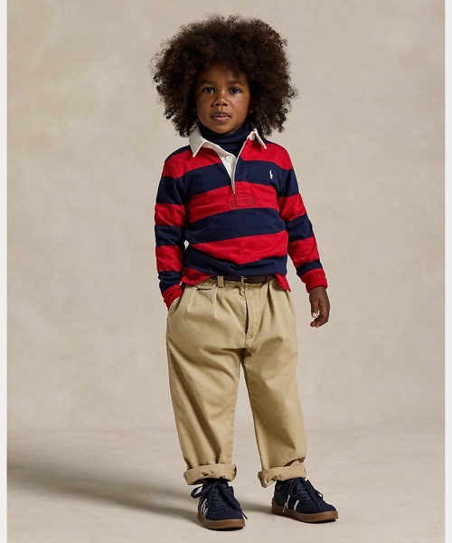Whitman リラックスド フィット プリーテッド チノ パンツ（チノパンツ