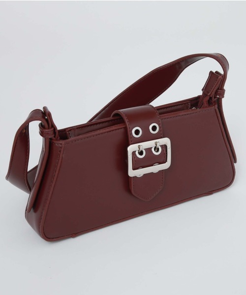 archives（アルシーヴ）の「バックルＨＯＢＯバッグ（ハンドバッグ・レディース・グレイッシュベージュ/ワイン/ブラック・FREE）」の7枚目の写真