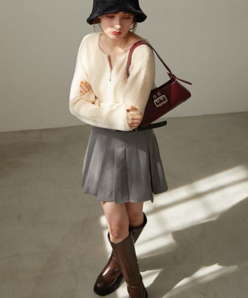 archives（アルシーヴ）の「バックルＨＯＢＯバッグ（ハンドバッグ・レディース・グレイッシュベージュ/ワイン/ブラック・FREE）」の6枚目の写真