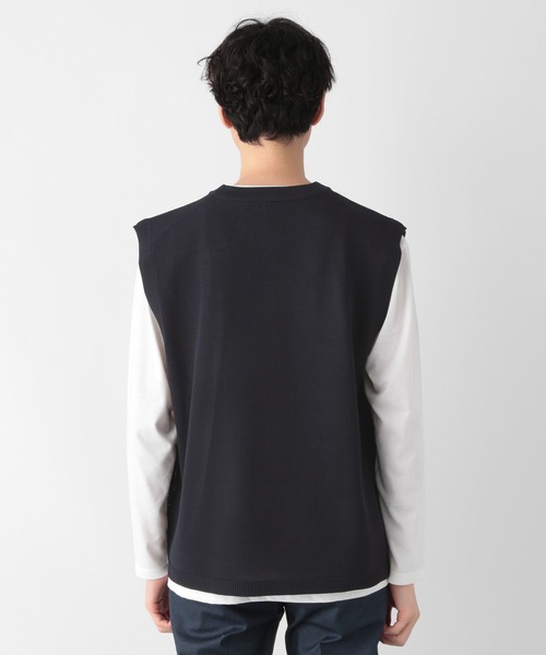 GLOBAL WORK(グローバルワーク)の「ニットベストレイヤード/長袖/178535(ベスト・メンズ・チャコールグレー/ネイビー/ライトブルー・SMALL/LARGE/MEDIUM)」の16枚目の写真