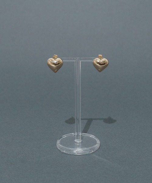 flower(フラワー)の「ハートピアス(ピアス(片耳用)・レディース・シルバー/ゴールド・FREE)」の9枚目の写真