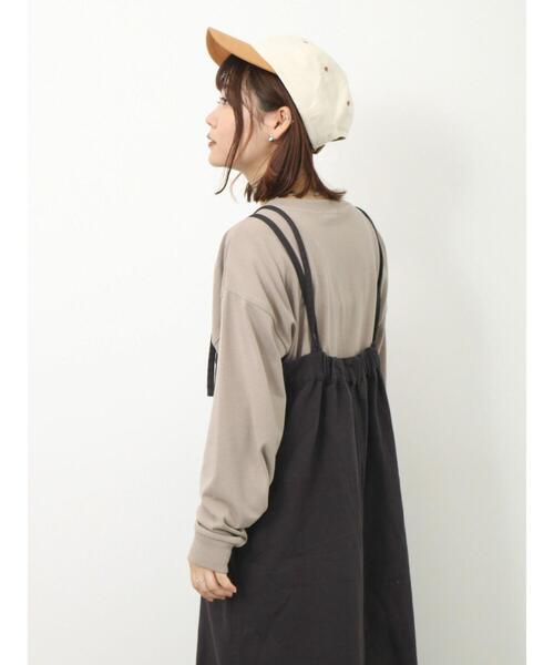 ehka sopo（エヘカソポ）の「レッサーパンダプリントロンT（Tシャツ/カットソー・レディース・グレー/マスタード/オフホワイト・F）」の13枚目の写真