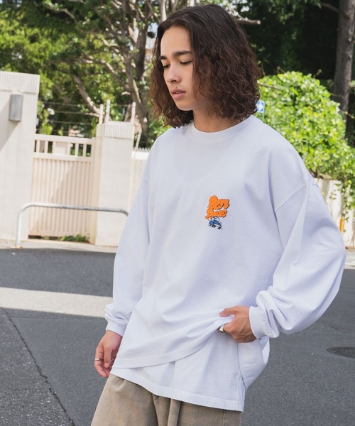 BEN DAVIS（ベンデイビス）の「∴WEGO/別注ベンデイビスバックモチーフロゴロンT（Tシャツ/カットソー・メンズ・ホワイト系その他/ブラック/ホワイト/ブラック系その他/スミクロ・LARGE/MEDIUM）」の14枚目の写真