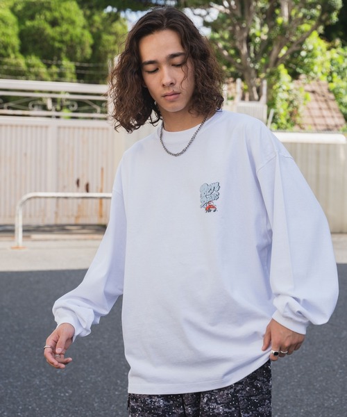 BEN DAVIS（ベンデイビス）の「∴WEGO/別注ベンデイビスバックモチーフロゴロンT（Tシャツ/カットソー・メンズ・ホワイト系その他/ブラック/ホワイト/ブラック系その他/スミクロ・LARGE/MEDIUM）」の17枚目の写真