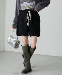【forksy.】ハンドステッチニットショートパンツ