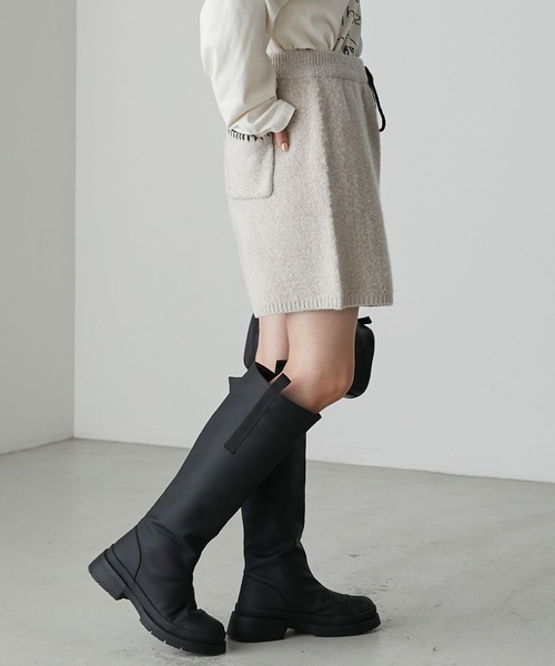 forksy.（フォルクシー）の「【forksy.】ハンドステッチニットショートパンツ（その他パンツ・レディース・アイボリー/グリーン/ブラック/グレー・FREE）」の15枚目の写真