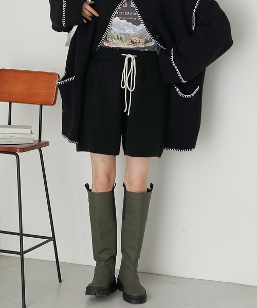 forksy.】ハンドステッチニットショートパンツ forksy.│MONO-MART