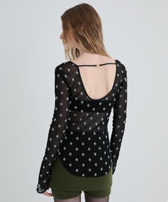 Darich ロゴパターンシアートップス ロゴパターンシアートップス（Tシャツ/カットソー）｜Darich