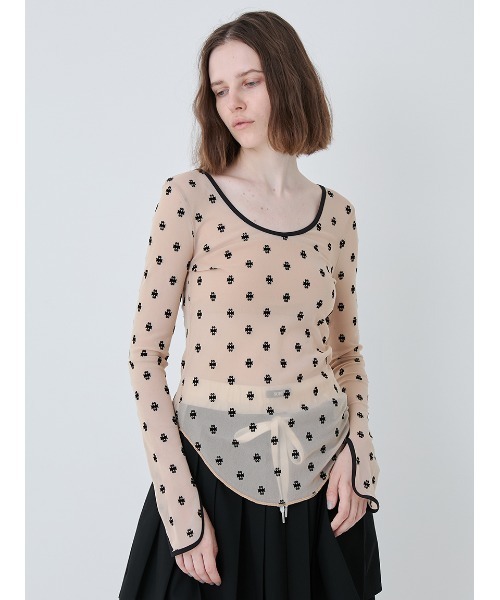 新品未着用　【SORIN】 SWAN LAKE U-NECK TOP SWAN LAKE U-NECK TOP/スワンレイク Uネックトップ（Tシャツ