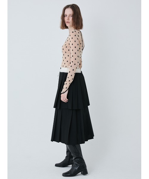 SWAN LAKE U-NECK TOP/スワンレイク Uネックトップ（Tシャツ