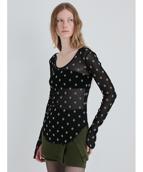 SWAN LAKE U-NECK TOP/スワンレイク Uネックトップ（Tシャツ