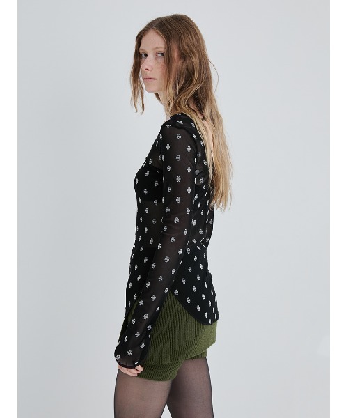 人気商品につき待望の再入荷】SWAN LAKE U-NECK TOP/スワンレイク U
