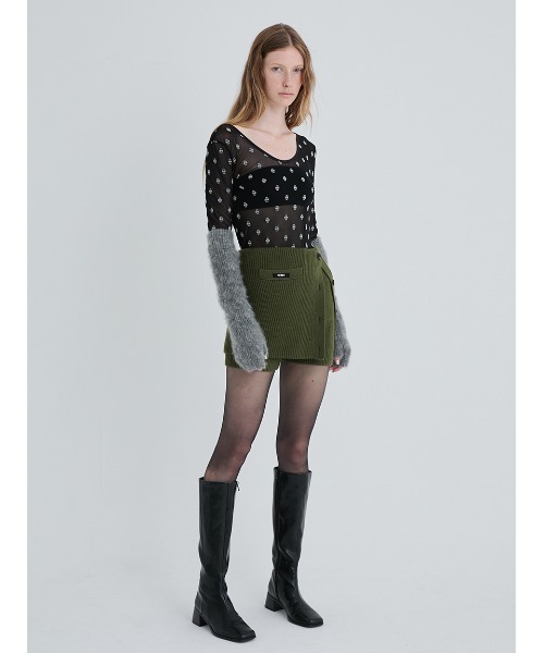 トップス sorin SWAN LAKE U-NECK TOPI SWAN LAKE U-NECK TOP/スワンレイク Uネックトップ（Tシャツ