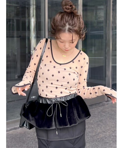 セール】SWAN LAKE U-NECK TOP/スワンレイク Uネックトップ（Tシャツ