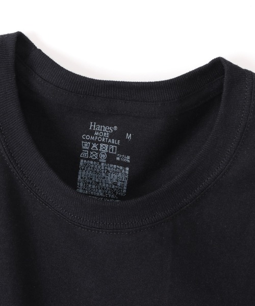 HANES(ヘインズ)の「【Hanes/ヘインズ】メンズ 【2枚組】RS クルーネックTシャツ(その他アンダーウェア/インナー・メンズ・ホワイト/ブラック・XXX-LARGE/XX-LARGE)」の6枚目の写真