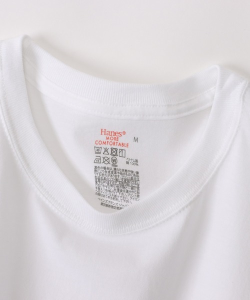HANES(ヘインズ)の「【Hanes/ヘインズ】メンズ 【2枚組】RS クルーネックTシャツ(その他アンダーウェア/インナー・メンズ・ホワイト/ブラック・XXX-LARGE/XX-LARGE)」の3枚目の写真