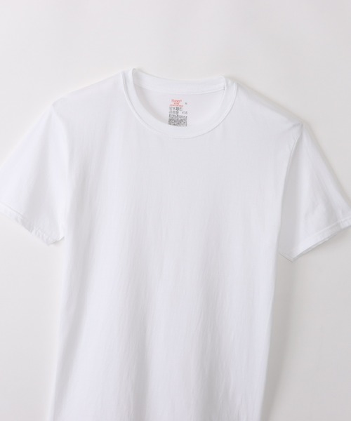HANES(ヘインズ)の「【Hanes/ヘインズ】メンズ 【2枚組】RS クルーネックTシャツ(その他アンダーウェア/インナー・メンズ・ホワイト/ブラック・XXX-LARGE/XX-LARGE)」の4枚目の写真