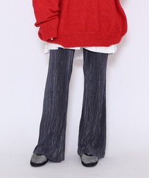 PUNYUS | クリスタルプリーツフレアパンツ(その他パンツ)
